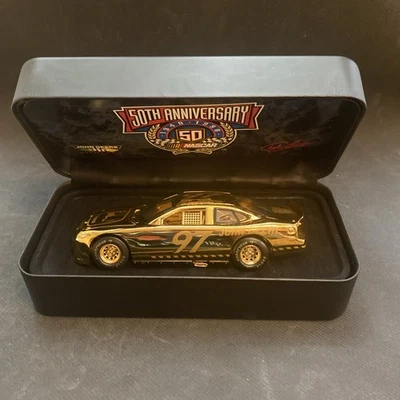 Coche diecast Nascar Racing Champions 1998 oro 24 quilates #97 John Deere escala 1:24 Foto 1 de 4