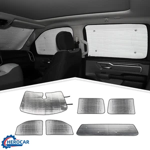 Window Sunshade Sun Visor Reflective UV Block Cover Kit for Dodge Ram 1500 2019+ - Bild 1 von 10