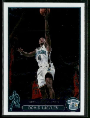 2003-04 Topps Chrome #102 David Wesley - Image 1 of 2