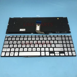 Clavier Royaume-Uni NEUF pour Asus VIVOBOOK 15 X512F X512D X512J X512FA X512DA Argent - Photo 1/3