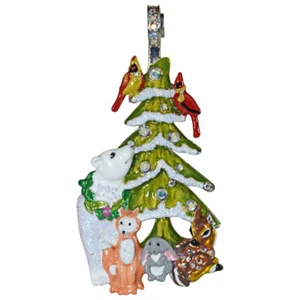POTENCIADOR MAGNÉTICO KIRKS FOLLY ENCANTADO WOODLAND FRIENDS ÁRBOL DE NAVIDAD ST - Imagen 1 de 3