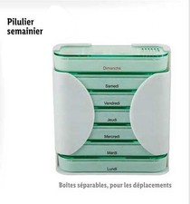Pilulier Semainier