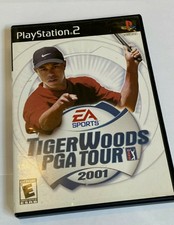 Tiger Woods PGA Tour 2001 - Playstation 2 PS2 Game - Tested no manual