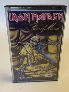 Iron Maiden Piece of Mind Cassette Tape 1983 Vintage - Picture 1 of 3
