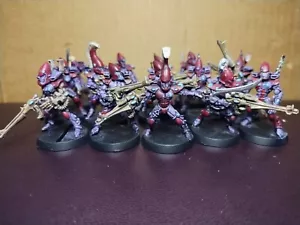 Warhammer 40k Aeldari Eldar Guardians Squad X 15 komplett zusammengebaut & bemalt - Bild 1 von 11