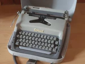Schreibmaschine Consul Koffer Reiseschreibmaschine 60er - Bild 1 von 7