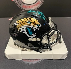 Jimmy Smith Signed Jaguars Speed Mini Helmet Beckett Witness BAS COA - Picture 1 of 4