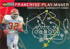 1996 Collector's Choice Update #U76 Marcus Allen Kansas City Chiefs HOF