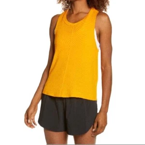 Zella NWT Favorite Rib All Day Racerback Tank Top Orange Bright Soft Stretch XS - Picture 1 of 8