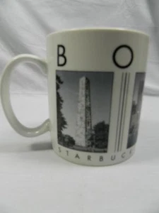 Taza de café Starbucks 2003 Boston City Scenes, serie Barista, 18 oz - Imagen 1 de 5