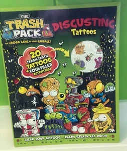 The Trash Pack Gross Gang Disgusting Tattoos Activity Book - 2012 | Like New - Picture 1 of 5