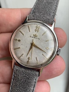 1950s Vintage Marvin Mens Watch Cal. 560 33mm - Picture 1 of 11