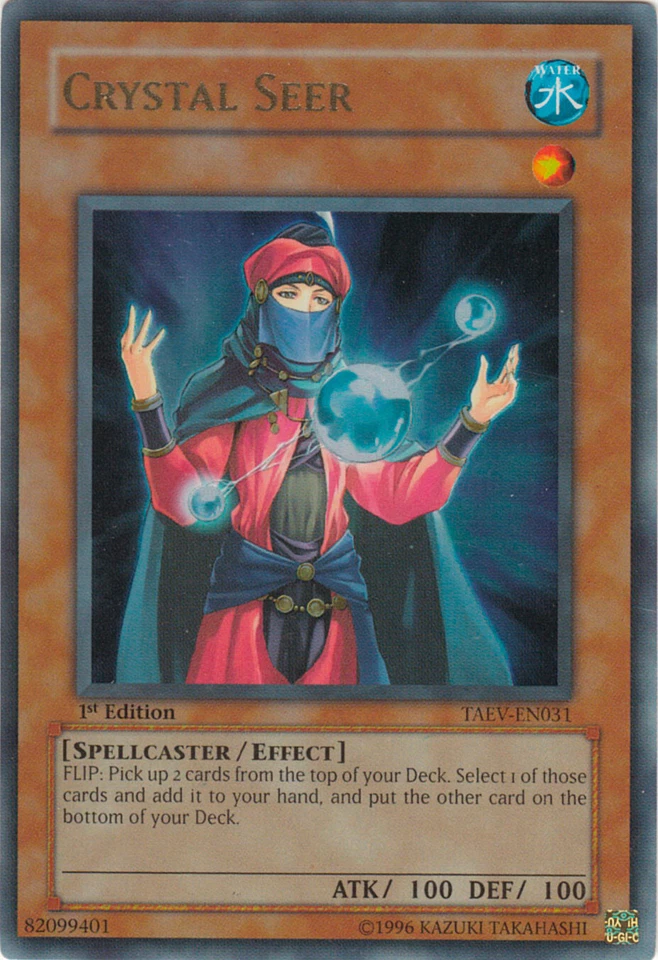 YU-GI-OH, CRYSTAL SEER, UR, TAEV-EN031, 1. Edition, TOP - Bild 1 von 1