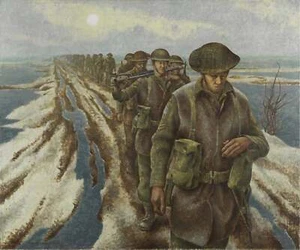 Infantry, near Nijmegen, Holland By Alex Colville Quality Print - Frame Me - Picture 1 of 2
