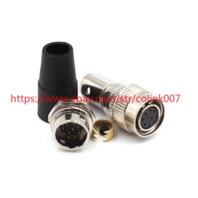 for Hirose 10Pin Connector HR10A-10P-10S+HR10A-10R-10P for CCD Industrial Camera - Image 1 of 4