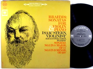 COLUMBIA 2-EYE STEREO 1963 Brahms STERN Violin Sonatas ZAKIN Shrink MS-6522 VG+ - Imagen 1 de 3
