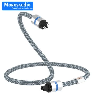 Cable de alimentación de CA de gama alta Monosaudio P902E6R 5.5Sq 10AWG versión UE cable de alimentación - Imagen 1 de 18