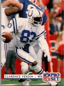 1992 Pro Set FACT Mobil #197 Clarence Verdin - Picture 1 of 2