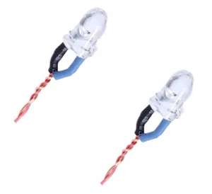 Hubsan X4 H107L H107-A32 3.7v Blue LED Single Light Night Flying 2 Pack N10C - Picture 1 of 2