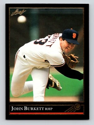 1992 Leaf Gold - John Burkett #179 - Image 1 of 2
