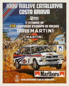 XXIV RALLYE CATALUNYA COSTA BRAVA Vintage Race Poster - Picture 1 of 1