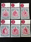 1900-1952 GB QV De La Rue Keyplate Type Essay £5 Set MNH Reproduction Stamp sv