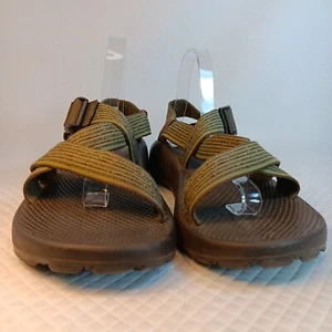 Chaco Z1 Men Sandals Black w/ Olive Green Straps Hiking Outdoors Z/2 Sz M8 - Picture 1 of 7
