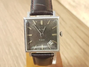 Soviet SLAVA 2412 Square Manual Mechanical USSR Watch - Picture 1 of 12