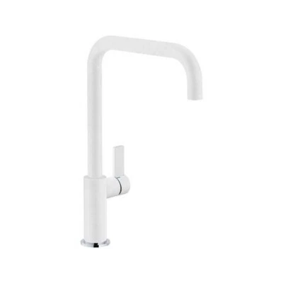 MISCELATORE MONOCOMANDO FRANKE ELEGANCE CANNA ALTA FRAGRANITE POLAR WHITE