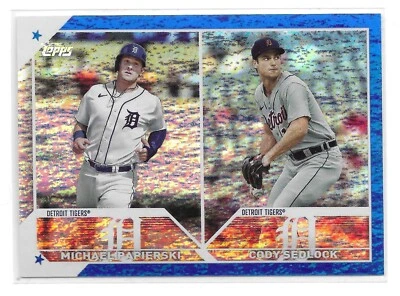 Michael Papierski & Cody Sedlock 2023 Topps Update  #US262 Blue Foil /999 RC - Image 1 of 2