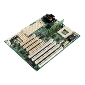 MAINBOARD ECS P5HX-B SOCKET 7 AT ISA PCI - Bild 1 von 3