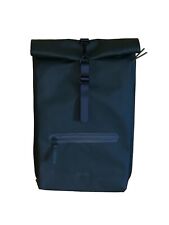 RAINS Rolltop Rucksack Backpack Bag Waterproof Green 13160