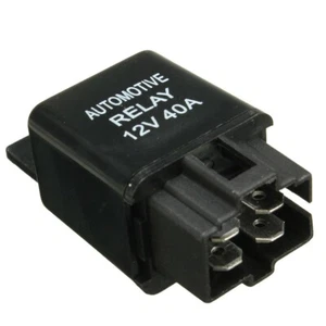 DC 12V 40A 40 AMP Coche Automotriz Furgoneta Barco Bicicleta 4 Pines SPST Relé de Alarma Nuevo - Imagen 1 de 3