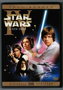 STAR WARS IV A NEW HOPE FULLCREEN DVD episode four 4 wide screen - Picture 1 of 2