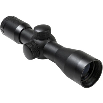 NcSTAR SC430B 4X Magnification 30mm Aluminum Compact Rifle Scope Optic Black - Image 1 of 4