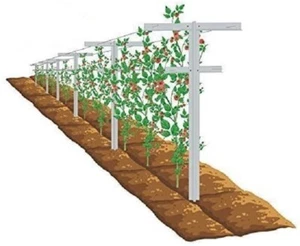 4Pcs Garden Yard Planter Trellis fr Climbing Plants Adjustable Support Stake,7ft - Picture 1 of 7