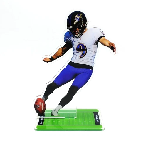 Justin Tucker Figure - #9 of Baltimore Ravens Kicks Off Figurine Ornament Cover