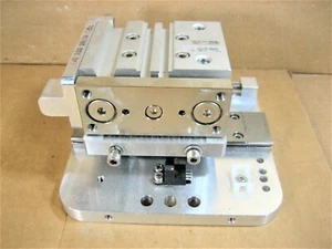 SMC MGPM25-30-7YPV Pneumatic Actuator Mounted onto Ball Bearing Linear Slide - Picture 1 of 5