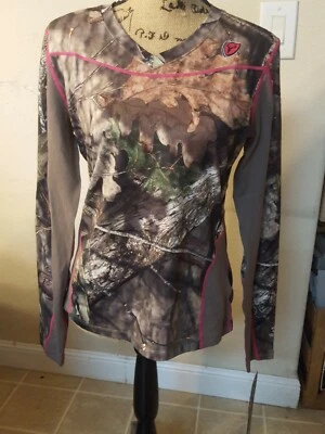 Scent Block Long Sleeve Womens Shirt -  Mossy Oak Trinity Tech by Robinson - Image 1 of 4