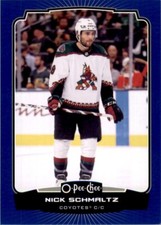 2022-23 UD O-Pee-Chee OPC Base Blue Border #180 Nick Schmaltz - Arizona Coyotes