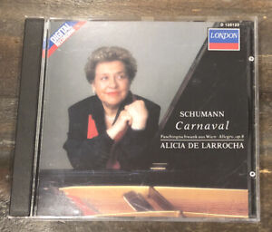 Schumann Carnaval Alicia De Larrocha CD