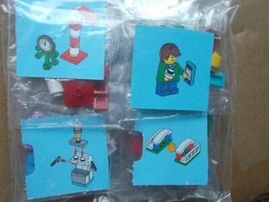 LEGO BOY FUNFAIR HELADO DÍA NIÑO MÁQUINA DE HELADOS RELOJ NUEVO INVIERNO CIUDAD ESCENA - Imagen 1 de 2