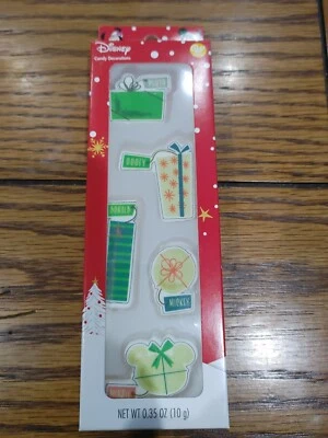 Mickey Presents Gingerbread Icing Candy Decorations Wilton - Image 1 of 4