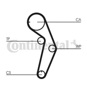 ContiTech Timing Belt Kit Set - Part No: CT1048K1 - 116 Teeth - EO Quality - Picture 1 of 3