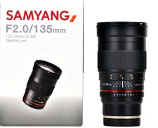 Samyang 135mm F2 Sony FE Mount Lens  -  Ex-Demo