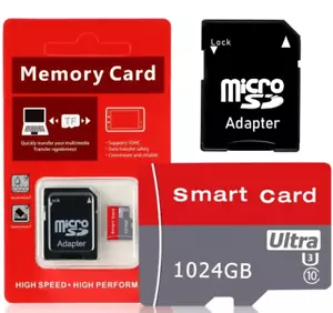 1TB Micro SD TF Card Class 10 Memory Card For Tablet, Camera, Smartphone--1024GB - Picture 1 of 6