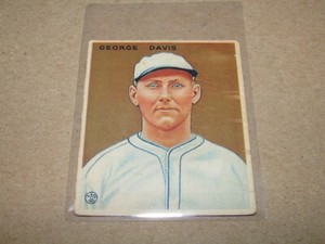 1933 GOUDEY ROOKIE GEORGE DAVIS GIANTS #236