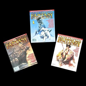 Lote de 3 Revistas Ilustradas FRANK FRAZETTA FANTASY VINTAGE AÑOS 90 1 2 3 - Imagen 1 de 10