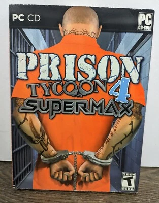 Prison Tycoon 4: Supermax (PC, 2008) Computer Game NEW Sealed - Image 1 of 4