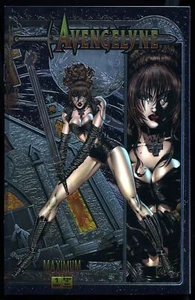Avengelyne #1 (1995) ~ Chromium wrap-around cover ~ Maximum Press ~ w/poster A - Picture 1 of 5